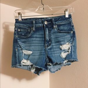 American Eagle High Waist Shortie Shorts
